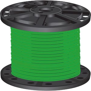2,500 ft. 10 Green Stranded CU XHHW Wire