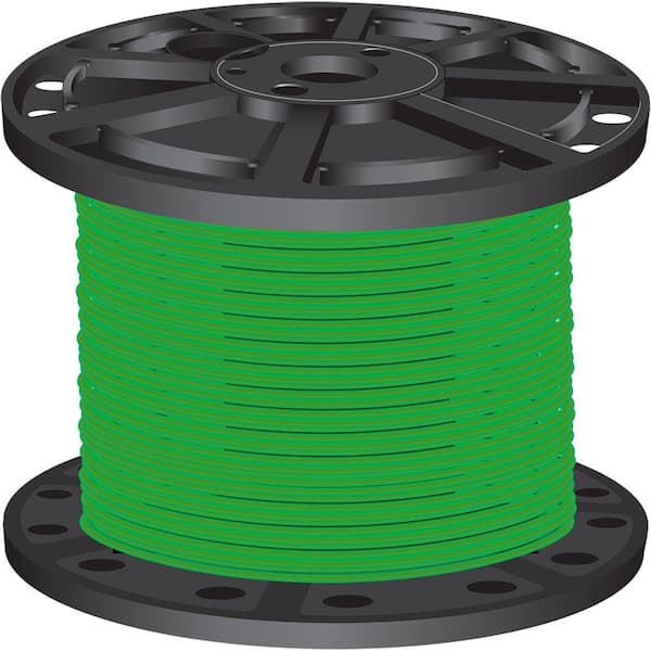 Southwire 2,500 ft. 10 Green Stranded CU XHHW Wire