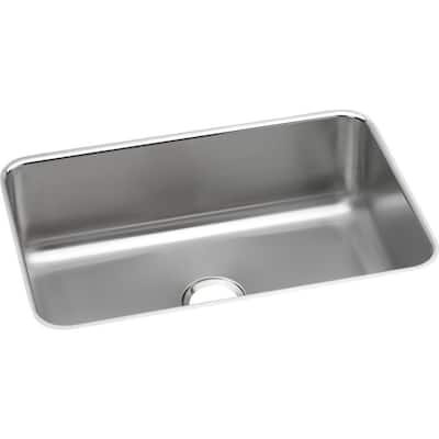 Dayton Undermount Stainless Steel 27 in. Single Bowl Kitchen Sink