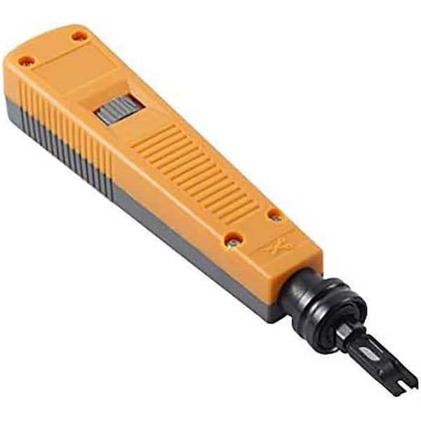 2-Piece Punch Down Tool Kit with 110 Blade for Ethernet Keystone Jack Network Wire Cable Termination and Repair