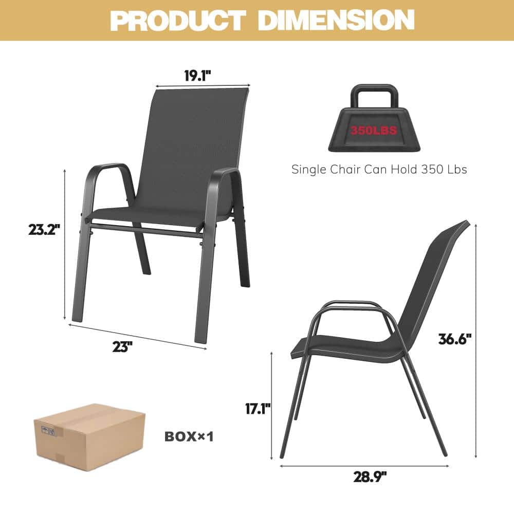 Product dimensions and weight limit specification.