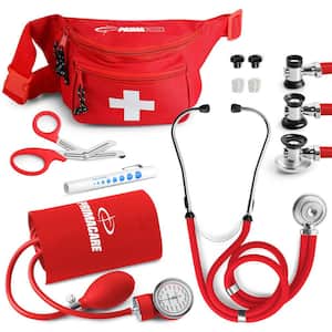 Primacare DS-9194 Classic Series Pediatric Blood Pressure Kit, Long Lasting  Latex Inflation System with Stethoscope and Leatherette Case