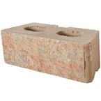 RockWall Large 6 in. x 17.5 in. x 7 in. Palomino Concrete Retaining Wall Block (48 Pcs. / 34.9 sq. ft. / Pallet)