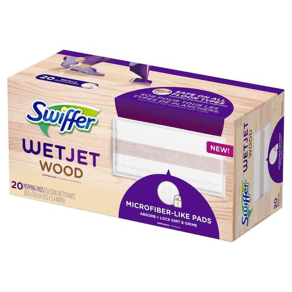 Swiffer WetJet Wood Mopping Refill Pads, 20 Count - Dover Mart