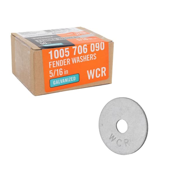5/16 in. x 1-1/2 in. Galv Fender Washers (50-Piece)