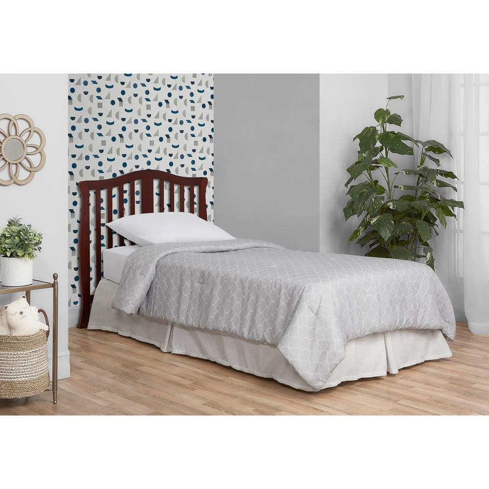 Espresso 4-in-1 Convertible Mini Crib with Mattress Pad