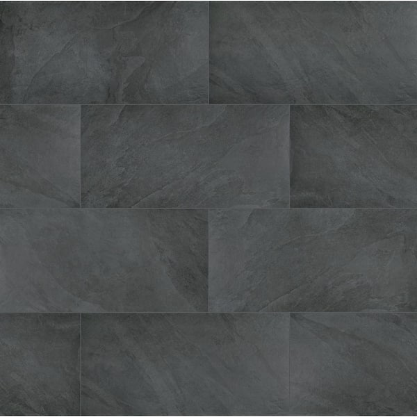 MSI Take Home Tile Sample - Stellar Ebony 4 in. x 4 in. Matte Porcelain Floor and Wall Tile