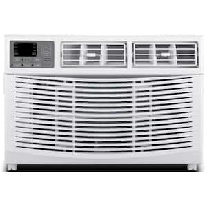 8,000 BTU 115V Window Air Conditioner Cools 350 Sq. Ft. with Remote Control in White
