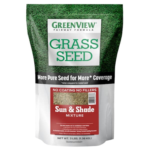 GreenView 3 lbs. Fairway Formula Grass Seed Sun and Shade Mixture