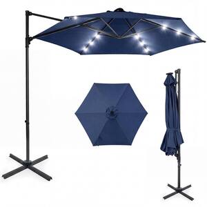 hurricane resistant patio umbrellas Red Size:55-61cm rib support system are FALL25TRAVELSALE Omraj Round Metal Outdoor