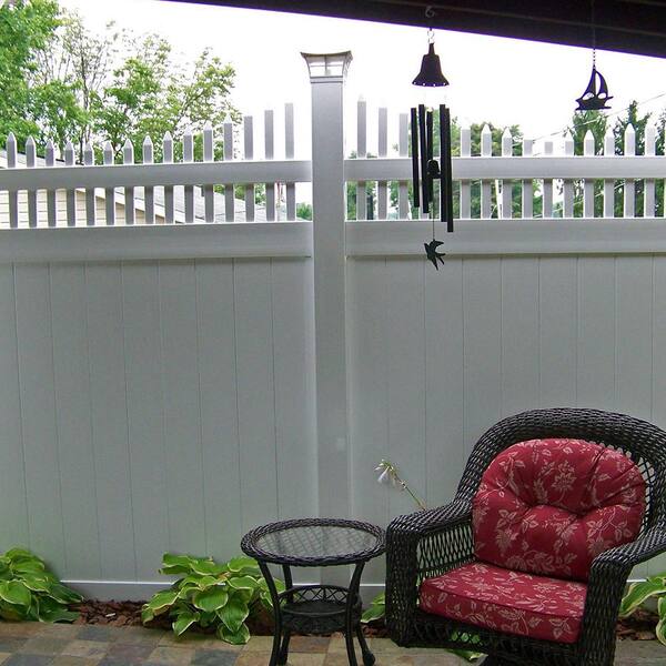Weatherables 5 In X 5 In X 10 Ft White Vinyl Fence End Post Lwpt End 5x120 The Home Depot Weatherables 5 In X 5 In X 10 Ft White Vinyl Fence End Post Lwpt End 5x120 The Home Depot