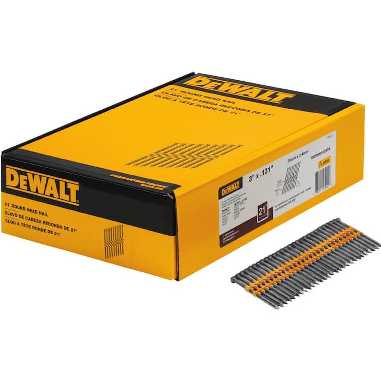 DEWALT 3 in. x 0.131 in. Metal Framing Nails (2000 per Box) Home