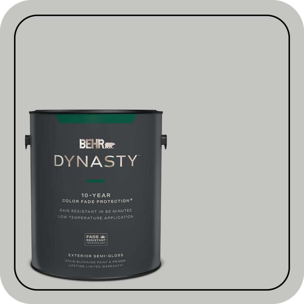 1 gal. #N520-2 Silver Bullet Semi-Gloss Exterior Stain-Blocking Paint & Primer price history on PriceWatchPro