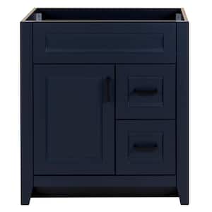 Ridge 30 in. W x 22 in. D x 34 in. H Bath Vanity Cabinet without Top in Deep Blue