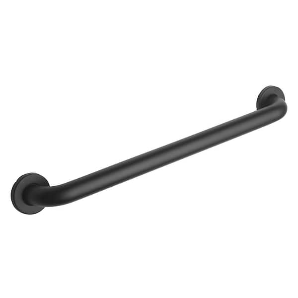 24 in. x 1-1/2 in. Grab Bar Concealed Screw Matte Black