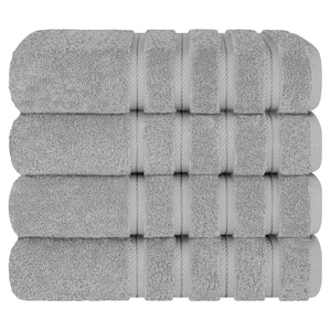 Tesino 100% Ring-Spun 2-Ply Combed Cotton Bath Towel White, 27 x 54