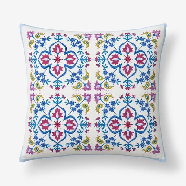 Company Cotton Idril Decorative Pillow Cover 20 in. x 20 in. Multi