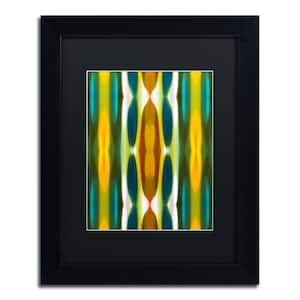 Blue Green Yellow Pattern 14 by Amy Vangsgard Abstract Art Print 13 in. x 16 in.