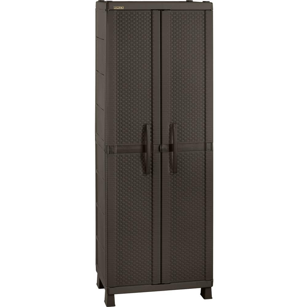 Sterilite Adjustable 4-Shelf Gray Storage Cabinet with Doors 01423V01-WMT -  The Home Depot