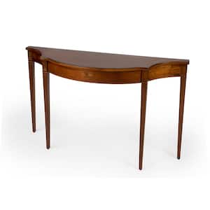 Chester 54 in. Brown Specialty Wood Console Table 32.25 in. H x 54 in. W x 15 in. D