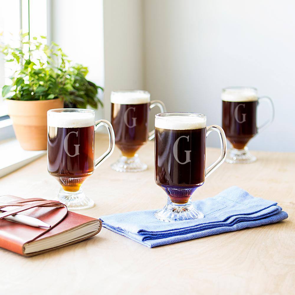 UPC 694546567983 product image for Cathy's Concepts 10 oz. Clear Glass Irish Coffee Mugs (Set of 4) | upcitemdb.com