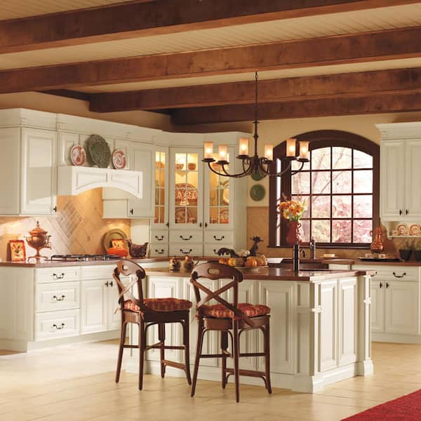 Thomasville Classic Custom Kitchen Cabinets Shown In Classic Style ...