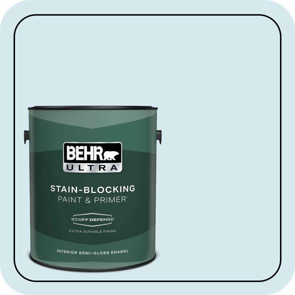 1 gal. #530A-1 Snowdrop Extra Durable Semi-Gloss Enamel Interior Paint & Primer price history on PriceWatchPro