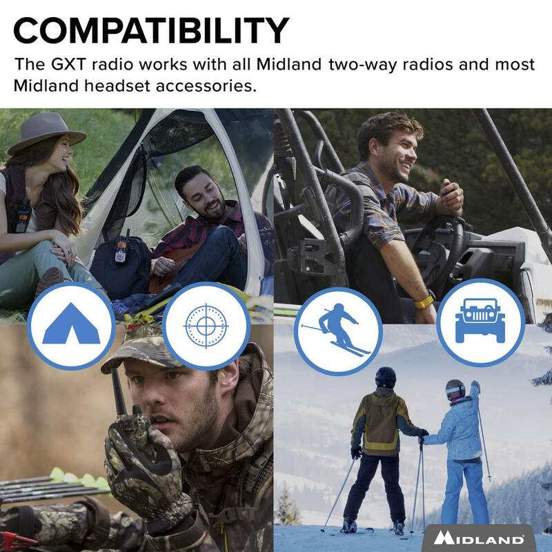 Extended 36 Mile Range Rechargeable Waterproof Digital 2-Way Radio with Charger 1-Pack