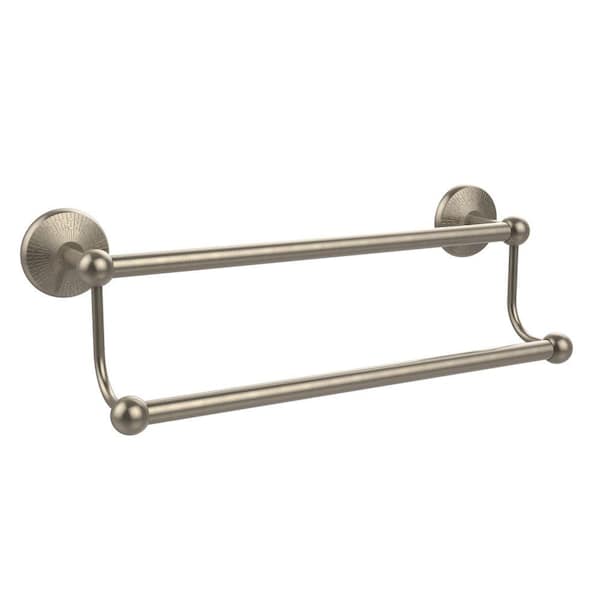 Allied Brass Prestige Monte Carlo Collection 24 in. Double Towel Bar in Antique Pewter