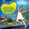 Machrus Upper Bounce Trampoline Safety Net For 15FT Round Trampolines using  6 Poles or 3 Arches with Smartphone/Tablet Pouch - Bed Bath & Beyond -  36156916