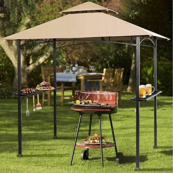 seri専用 Misopily 8 ft. x 5 ft. Double Tiered Grill Gazebo Replacement