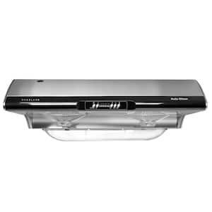36 in. Ducted Under Cabinet Range Hood with 3-Way Venting Incandescent Lamp Self-Clean in Stainless Steel