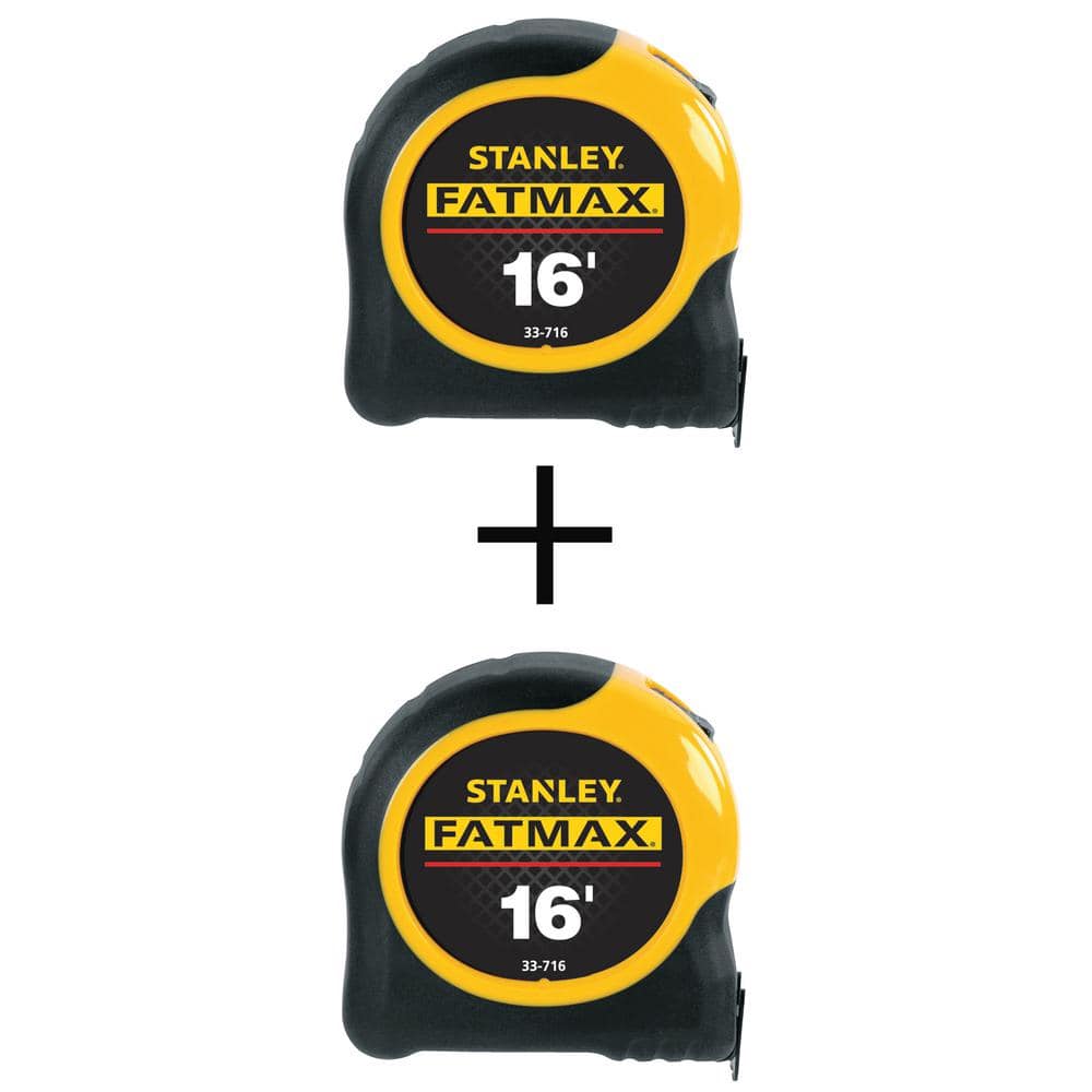 Compact 16 ft. SAE Tape Measure with Fractional Scale and 8 ft. Standout