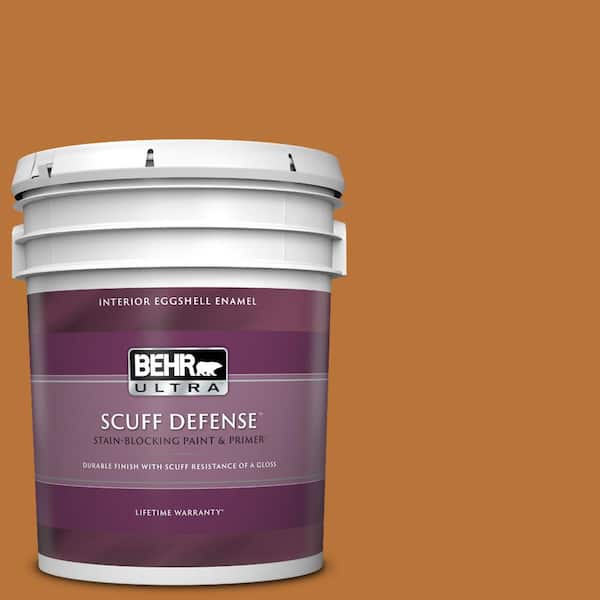 BEHR ULTRA 5 gal. #S-H-280 Acorn Spice Extra Durable Eggshell Enamel Interior Paint & Primer