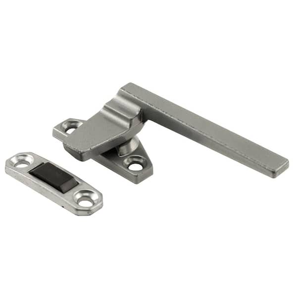 Right-Handed, Diecast, Casement Locking Handle with Offset Base, Gray (Single Pack)