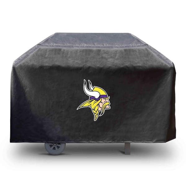 NFL-Minnesota Vikings Rectangular Black Grill Cover - 68 in. x 21 in. x 35 in.