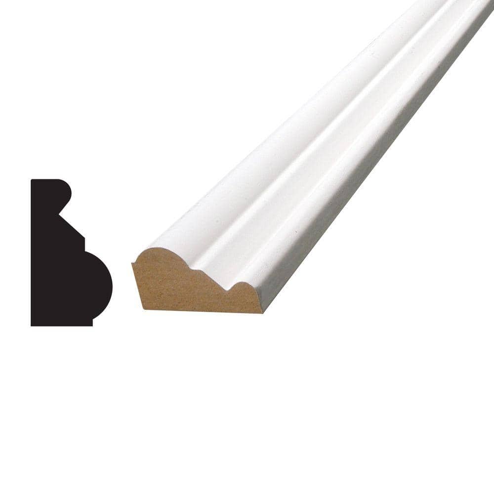 Primed MDF Baseboard Cap Moulding-UWG
