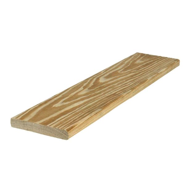 WeatherShield 5/4 in. x 6 in. x 16 ft. Premium Pressure-Treated Ground Contact Southern Pine Lumber