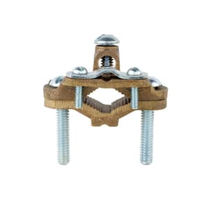 1/2 in. to 1 in. Bronze Ground Clamp for Armored Wire