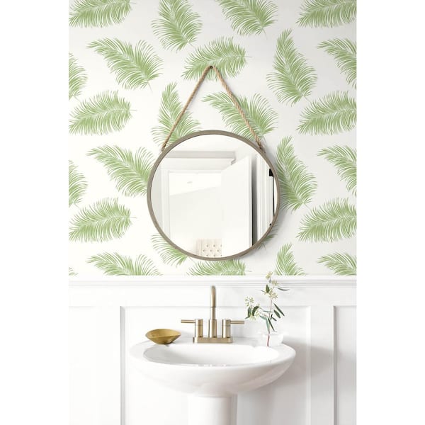 Luxe Haven Summer Fern Tossed Palm Peel and Stick Wallpaper (Covers 40.5 sq. ft.)