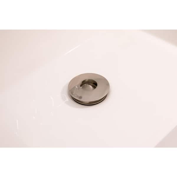 Keeney Brushed Nickel Bathtub Strainer with Screw in the Bathtub & Shower  Drain Accessories department at