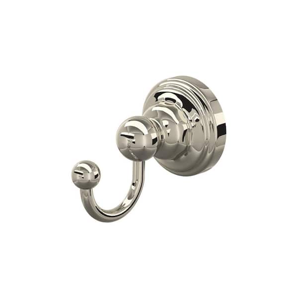 Edwardian J-Hook Robe/Towel Hook in Polished Nickel