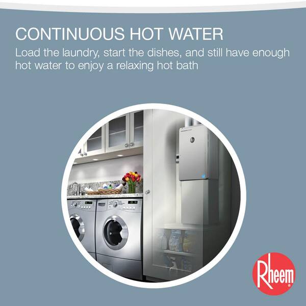 Rheem Performance Platinum 8.4 GPM Natural Gas High Efficiency Outdoor  Tankless Water Heater ECOH160XLN-2 - The Home Depot