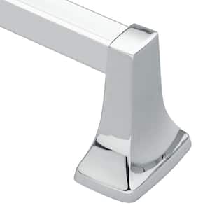 Contemporary 24 in. Towel Bar in Chrome
