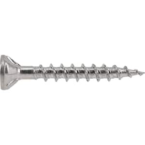 #8 x 1-1/4 in. Stainless Steel Star Drive Flat Head Exterior Wood Screw (1 lb.-Pack)