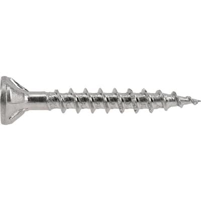 #8 x 1-1/4 in. Stainless Steel Star Drive Flat Head Exterior Wood Screw (1 lb.-Pack)