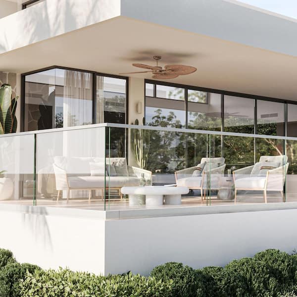 Rana Silver Aluminum Base Rail Exterior Corner