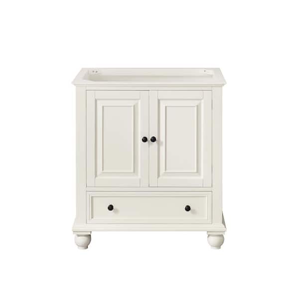 Avanity Thompson 30 in. W x 21 in. D x 34 in. H Bath Vanity Cabinet Only in French White Finish