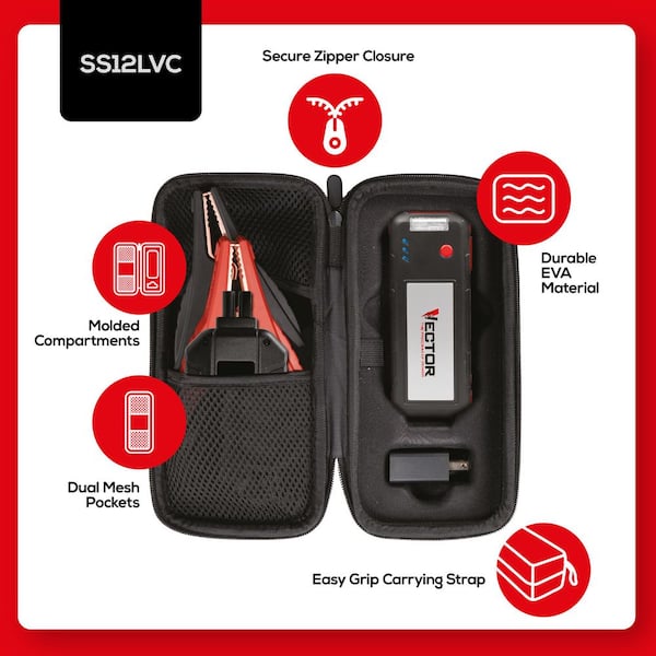 1200 Peak Amp Li-Ion Jump Starter