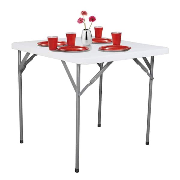 Muscle Rack White Folding Table